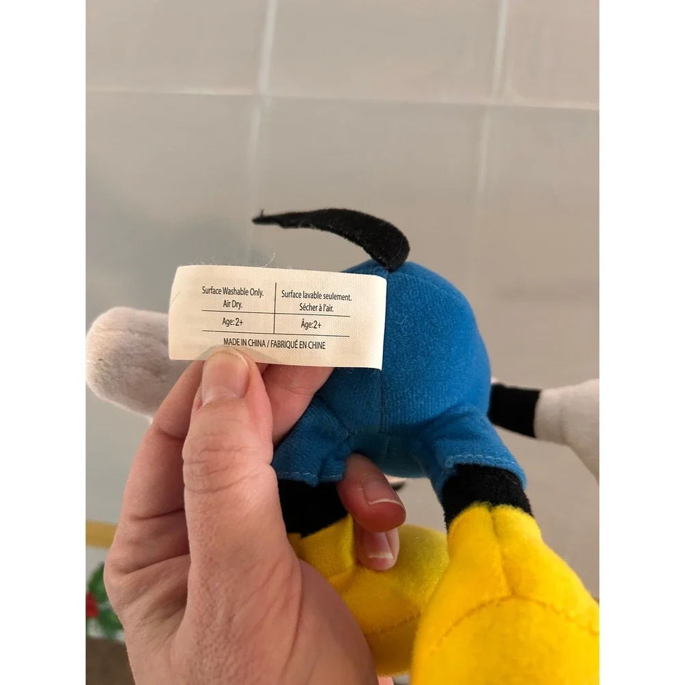 Disney Mickey Mouse Plush Just Play Striped Shirt Blue Shorts Small Soft Toy